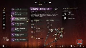 shadow tripcaster weapon