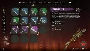 tearblaster weapon horizon zero dawn