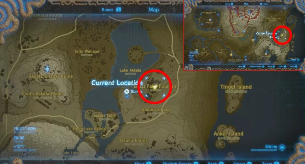 All Breath of the Wild Fairy Fountain Locations