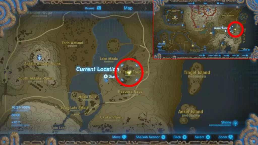 All Breath of the Wild Fairy Fountain Locations