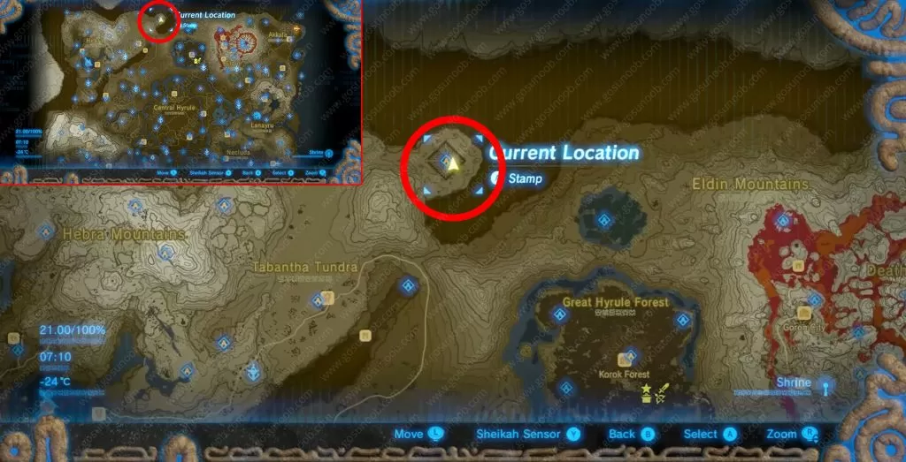 Barbarian Leg Wrappings Location Zelda BOTW