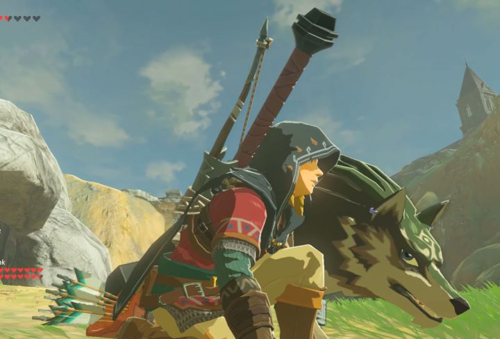 Breath of the Wild Summoning Wolf Link Amiibo