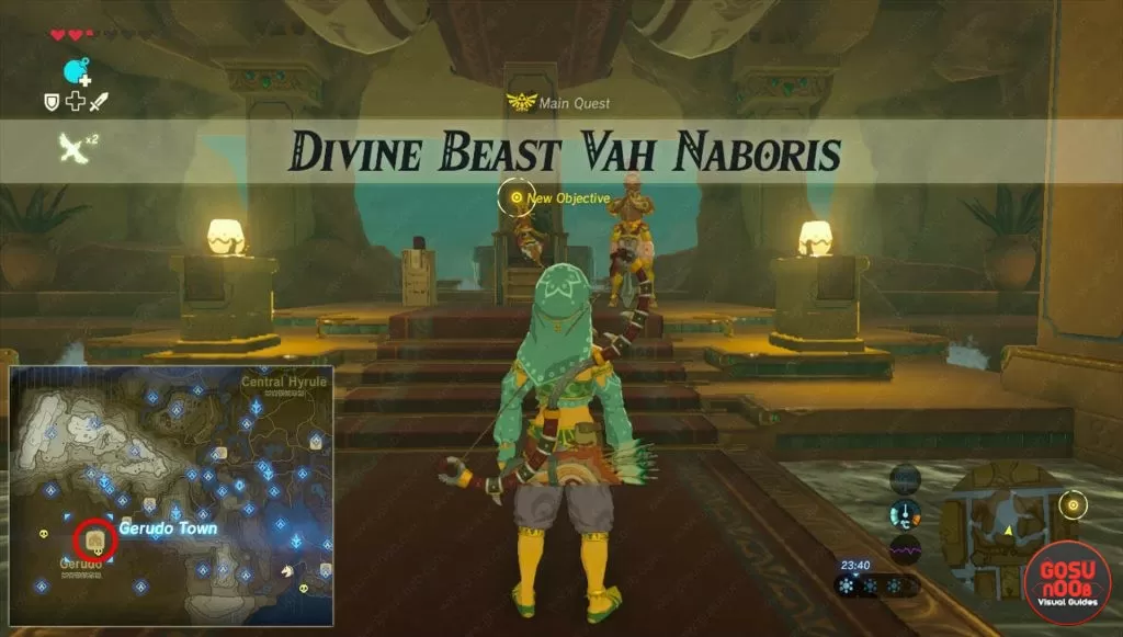 Divine Beast Vah Naboris Quest Zelda BotW