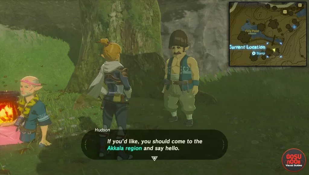 From the Ground Up side quest start location zelda
