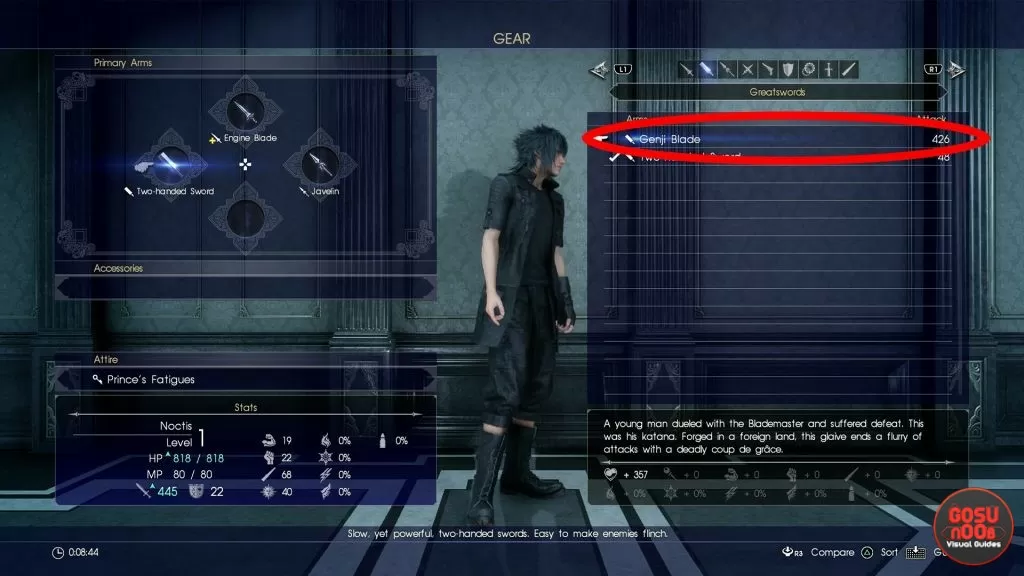 How to Unlock Genji Blade FFXV DLC Episode Gladiolus