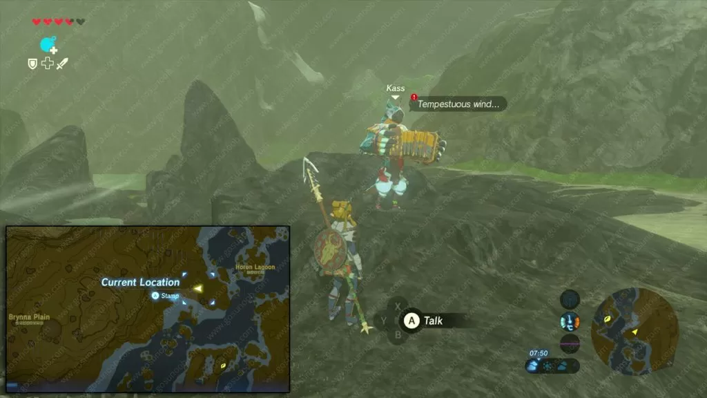 Kass Master of the Wind start location