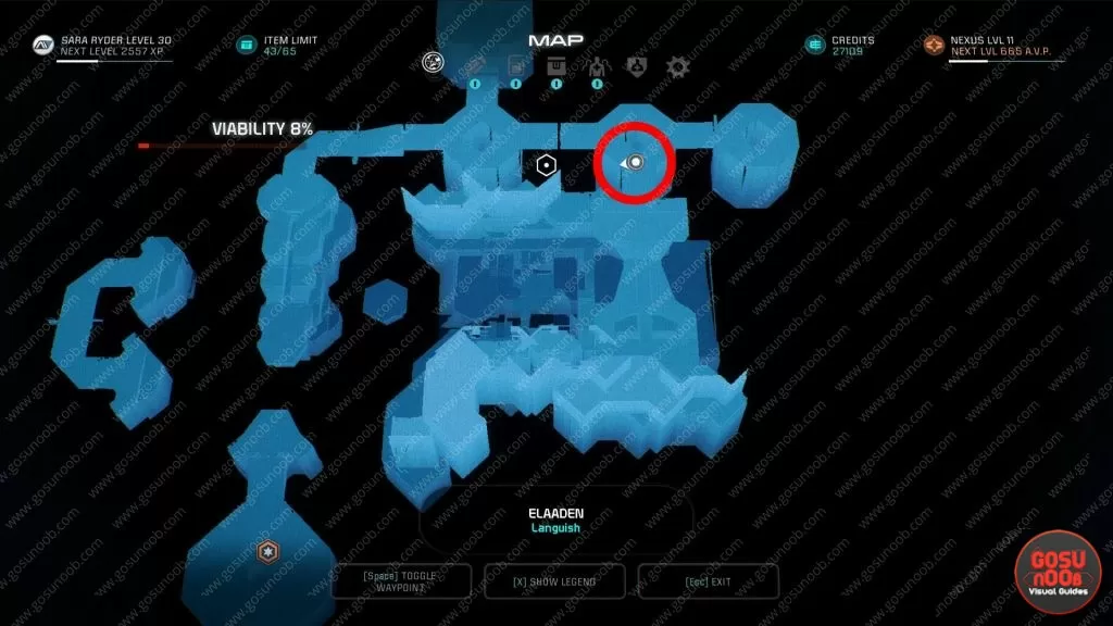 ME Andromeda Elaaden Vault Puzzle Location