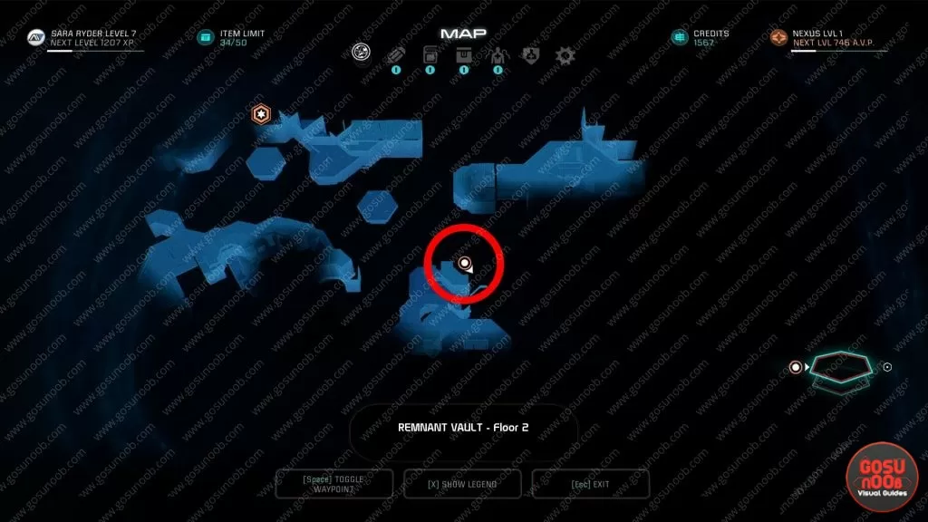 ME Andromeda Eos Vault Puzzle Location