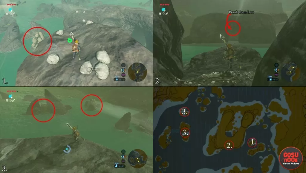 Master of the Wind puzzle solution blow up rocks zelda