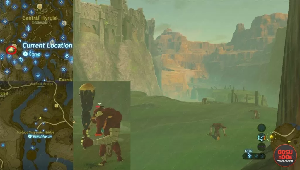 Moblin Club Weapon Location Zelda Breath of the Wild