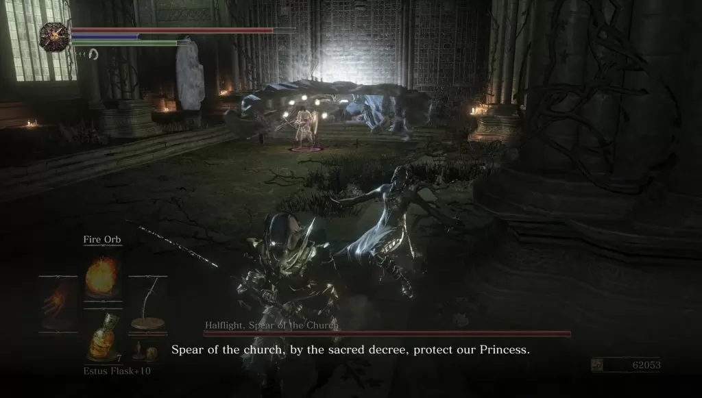 Ringed City Halflight, Spear of the Church Boss in Dark Souls 3