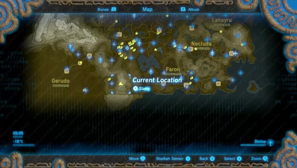 Secret-of-the-Snowy-Peaks-start-map-location-zelda-botw