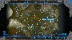 Secret shrine quest Kass Master of the Wind map zelda botw