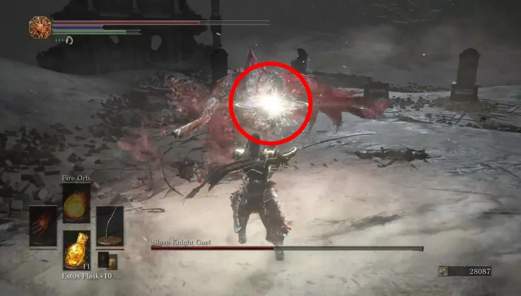 Slave Knight Gael Special Attacks Ringed City DLC