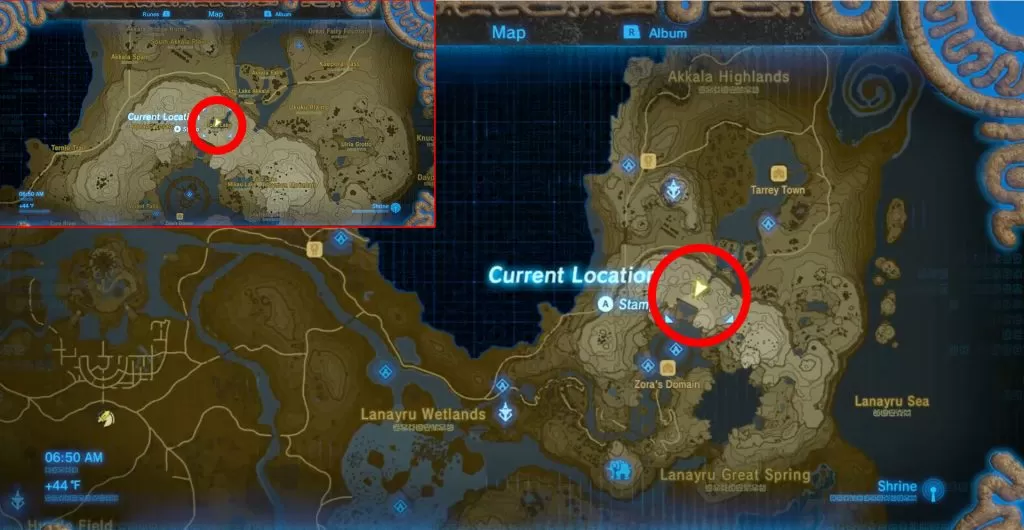 Where to Find Zora Helm Zelda Breath of the Wild