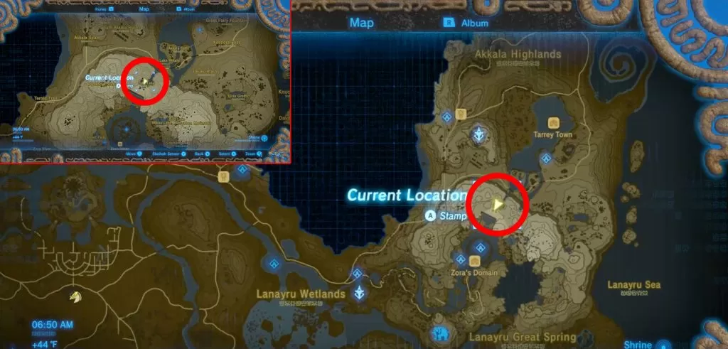 Where to Find Zora Helm Zelda Breath of the Wild