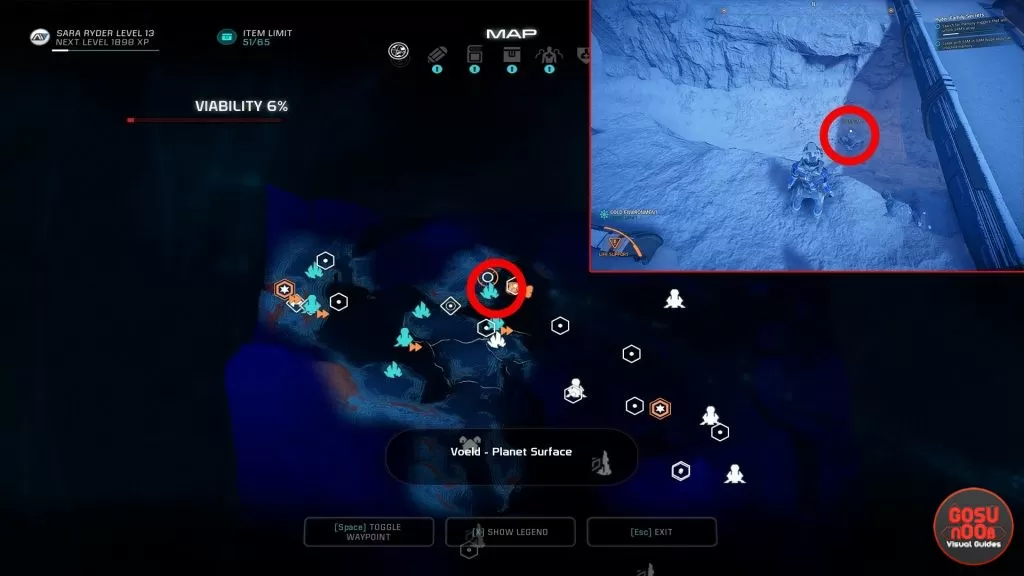 Where to find Platinum ME Andromeda Voeld