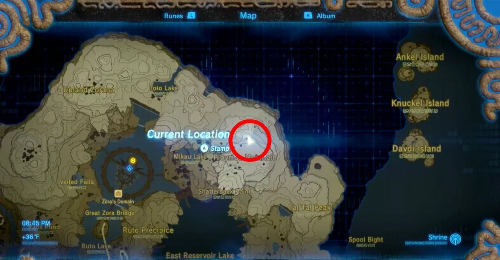 Where to find Zora Greaves Armor Zelda BOTW