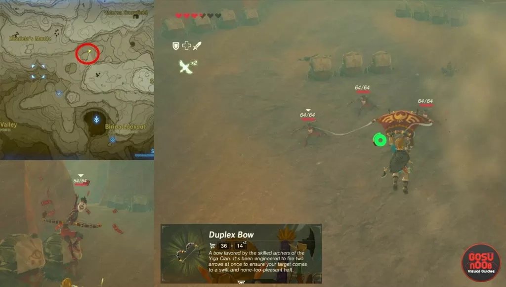 Where to find Duplex Bow Zelda BotW