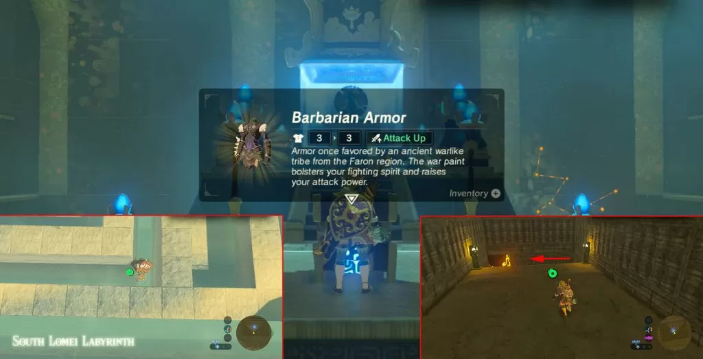 Zelda BOTW All Barbarian Armor Set Locations