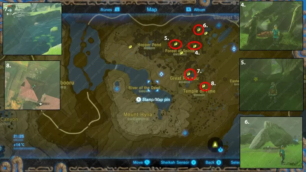 Zelda Breath of the Wild great plateau koroko seed