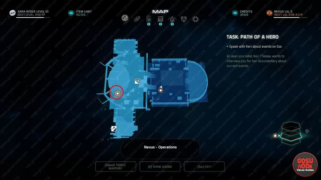 asari journalist location nexus