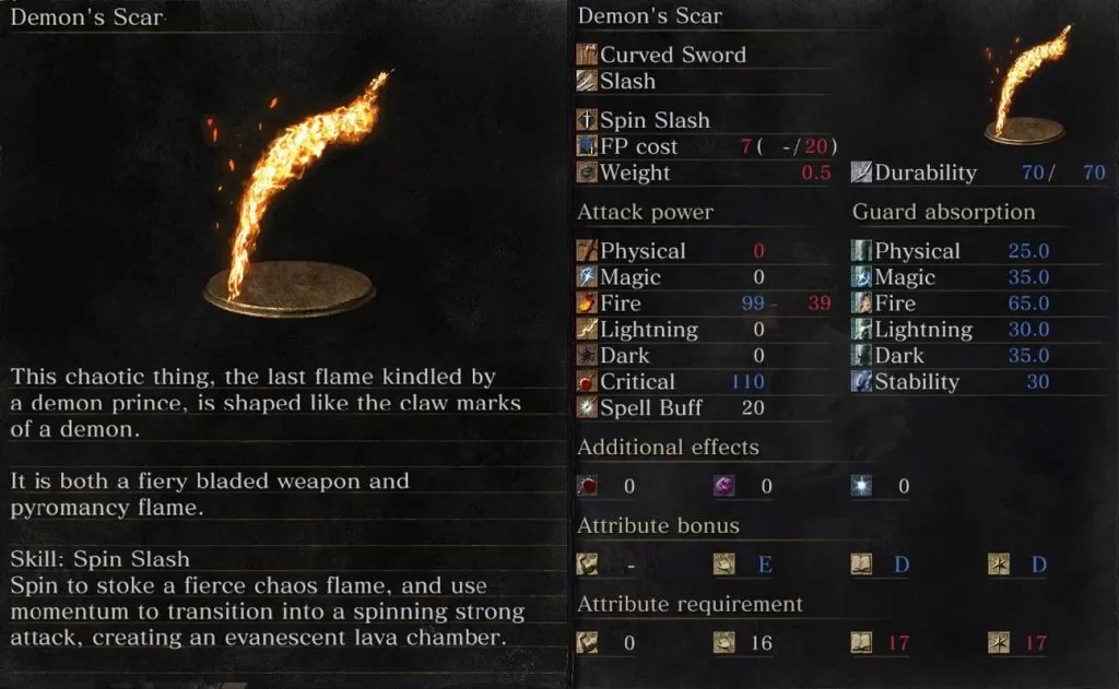 demon's scar curved sword dks3