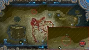 dinraal location zelda botw