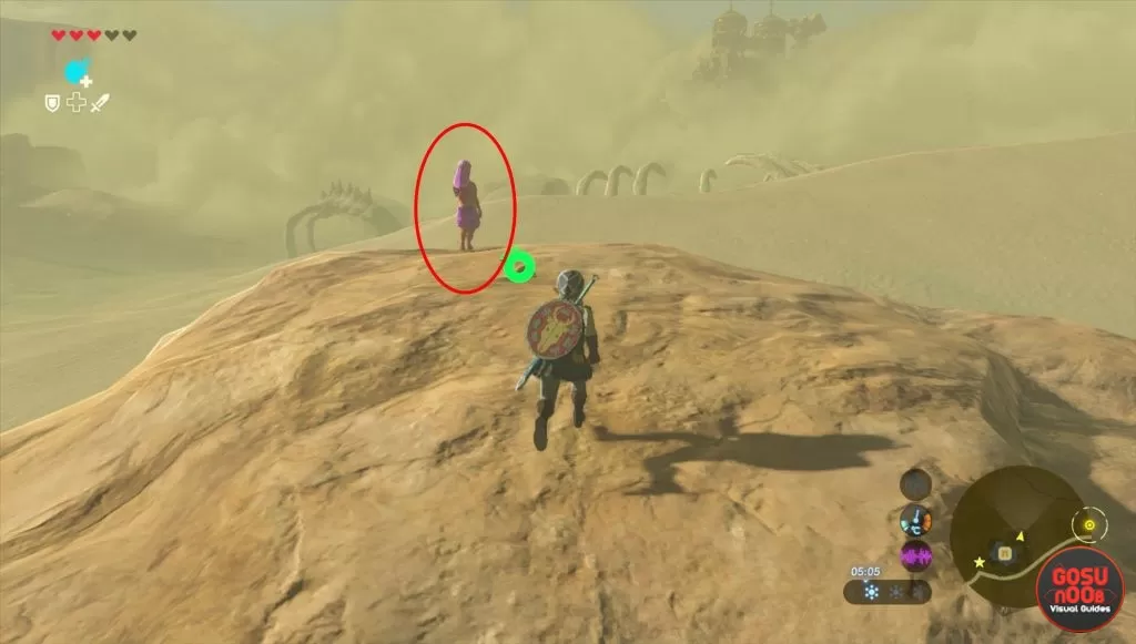 gerudo outfit location zelda botw