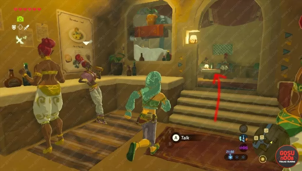 gerudo secret club password zelda botw