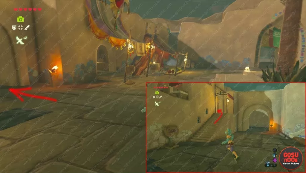 gerudo town password zelda botw