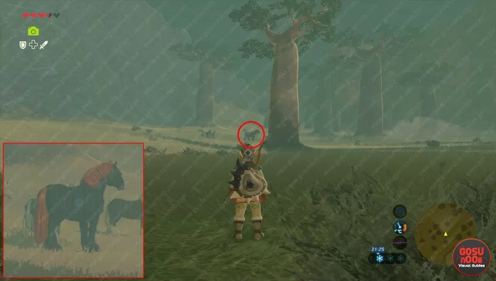 giant horse zelda botw