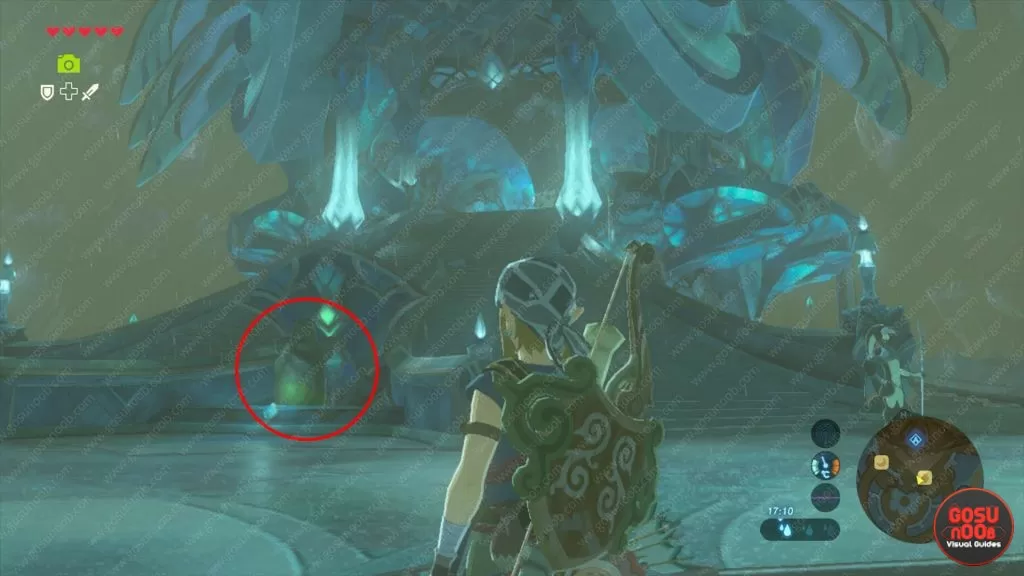 goddess statue zora's domain zelda botw