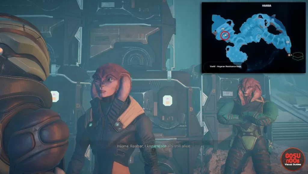 haana location The Lost Scout mass effect andromeda