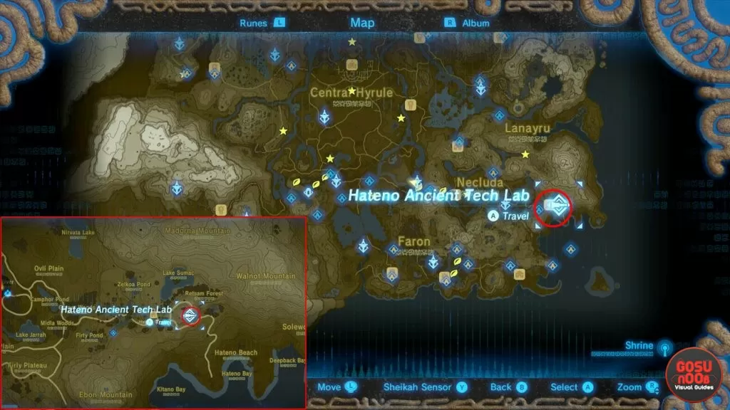 hateno ancient tech lab zelda botw