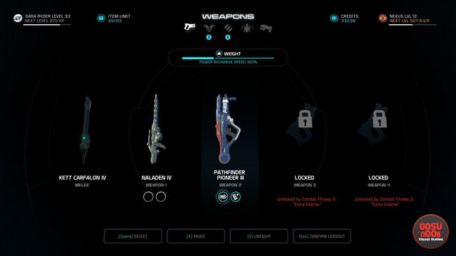 how to apply weapon fusion mods me andromeda
