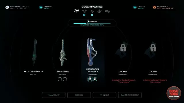 how to apply weapon fusion mods me andromeda