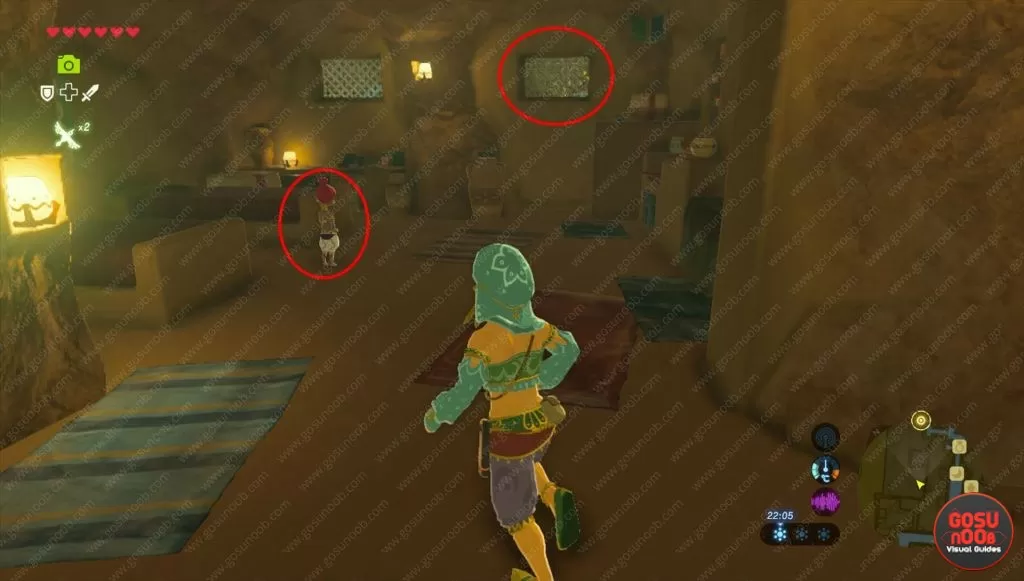 how to get gerudo town password zelda botw