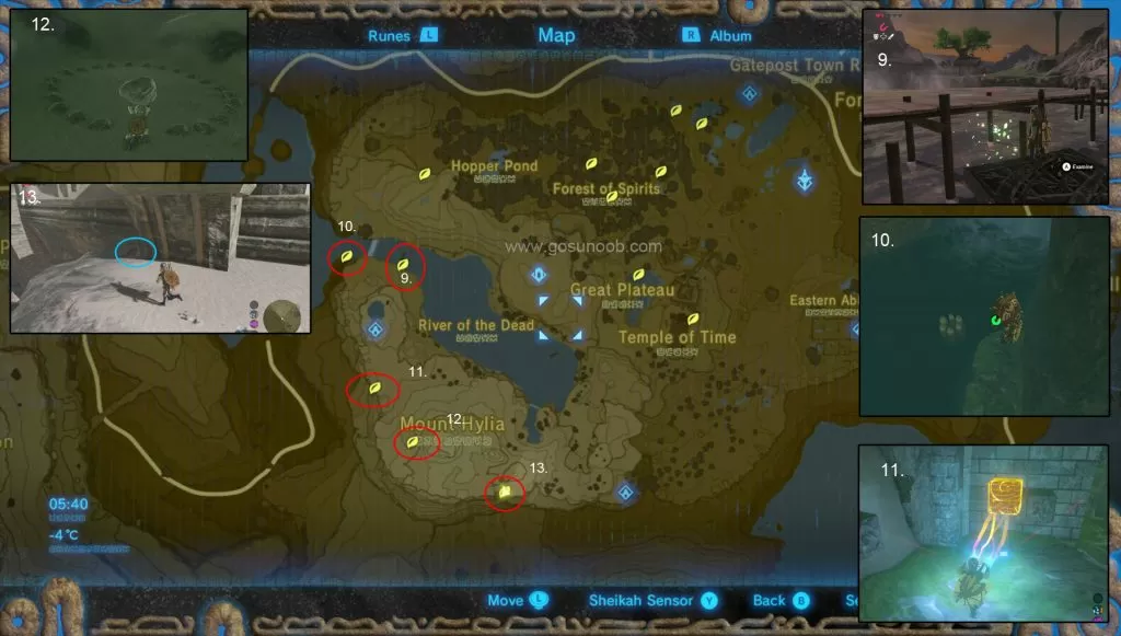 koroko seed locations great plateau zelda botw