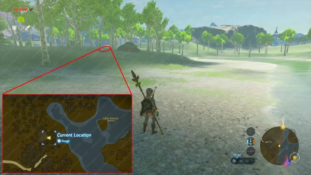 recovered memory 3 location zelda breath the wild