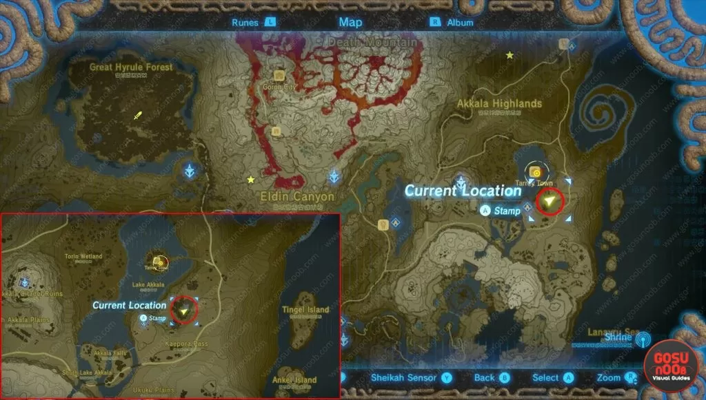 resurrection fairy locations zelda botw