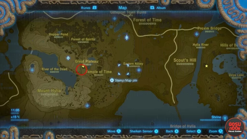 spicy pepper map location zelda botw