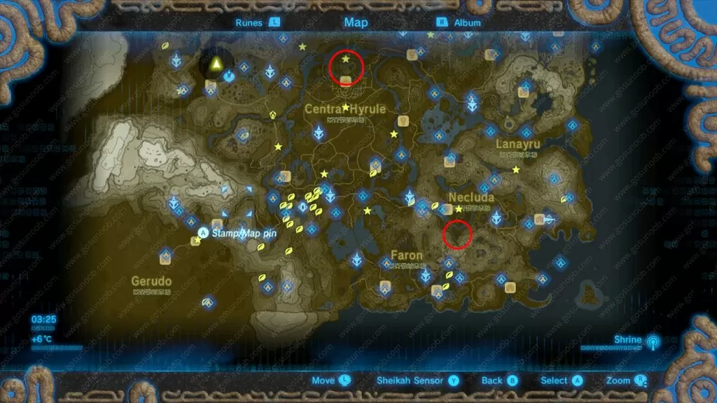 stalnox locations zelda breath of the wild