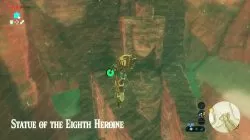 where to find eighth heroine statue zelda botw