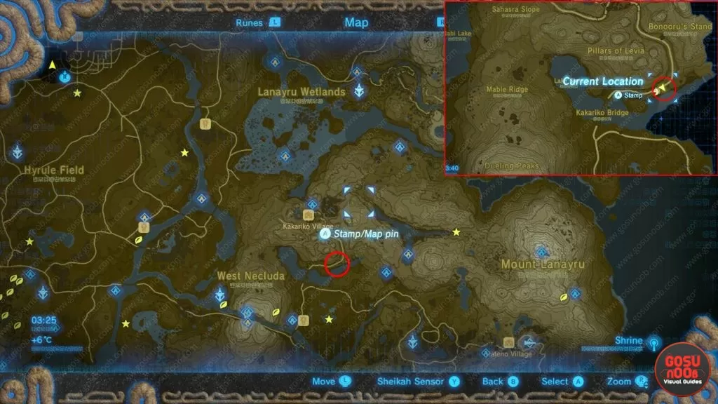 where to find hestu zelda botw