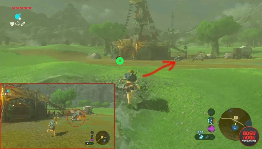 where to find restless cricket zelda botw