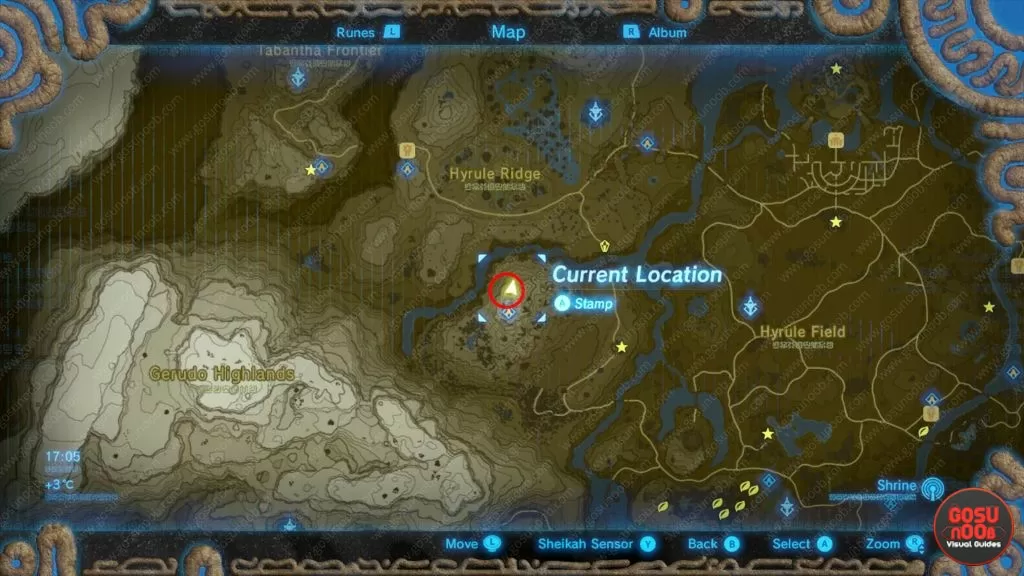 where to find secret mount zelda botw