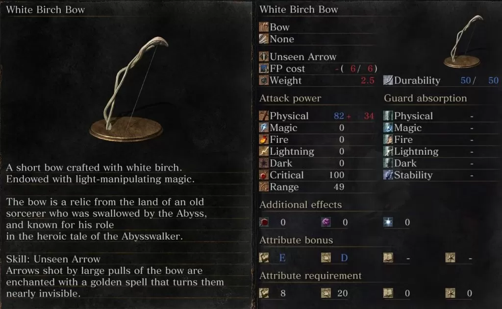 white birch bow dks3