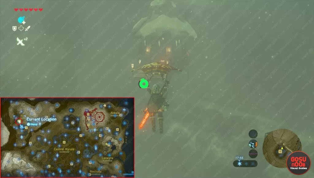 zelda botw flight range