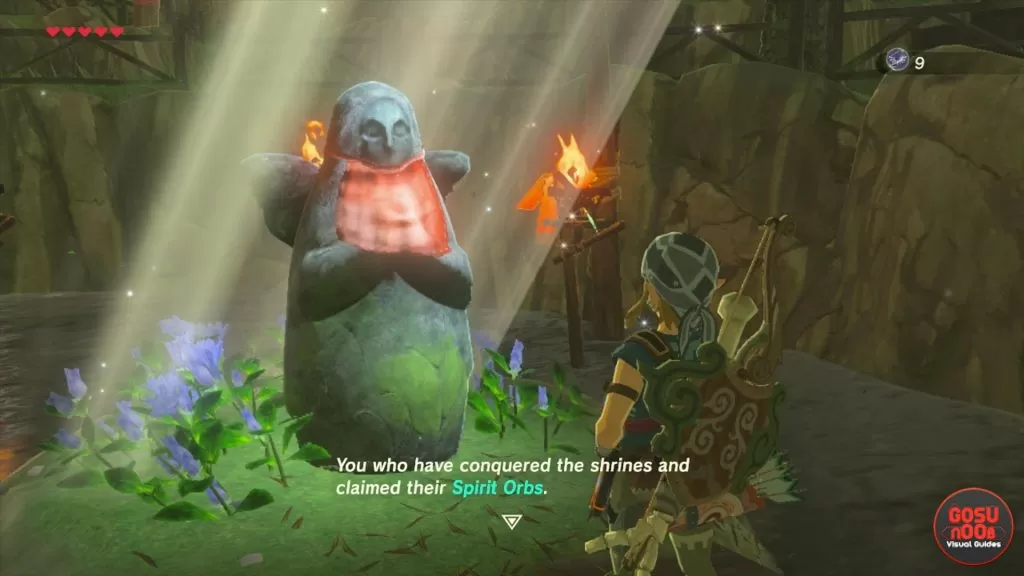 zelda botw goddess statue locations